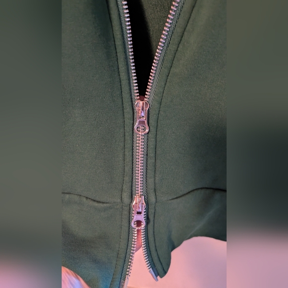 7 Degrees Green Full Zip Hoodie Size 4X - Picture 11 of 13
